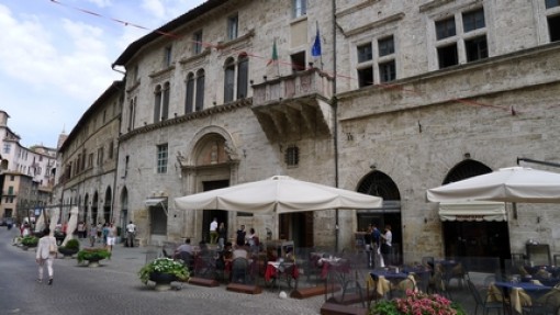 Palazzo del capitano del popolo in het oude centrum van Perugia.